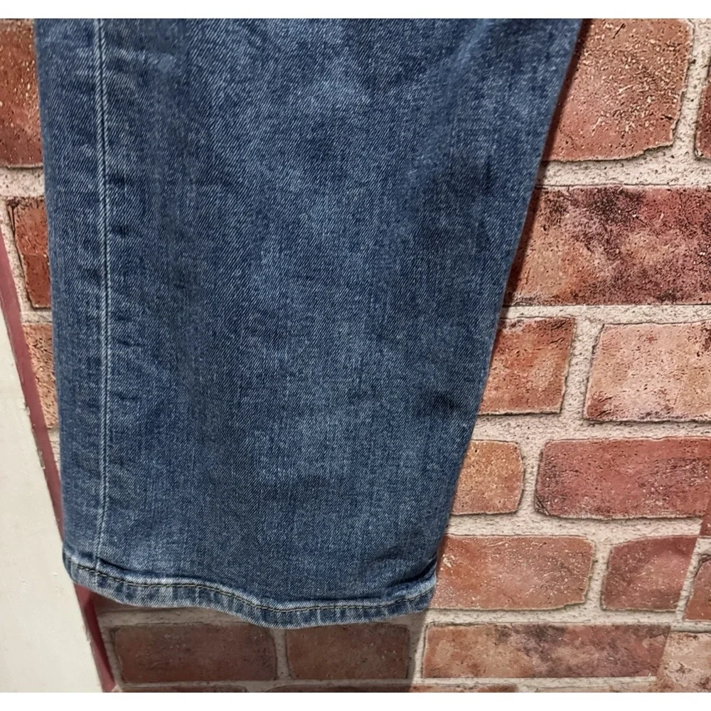 Levi Straus & Co 505 Denim Jeans Men's W42XL32 DarkWash WideLeg Regular Straight